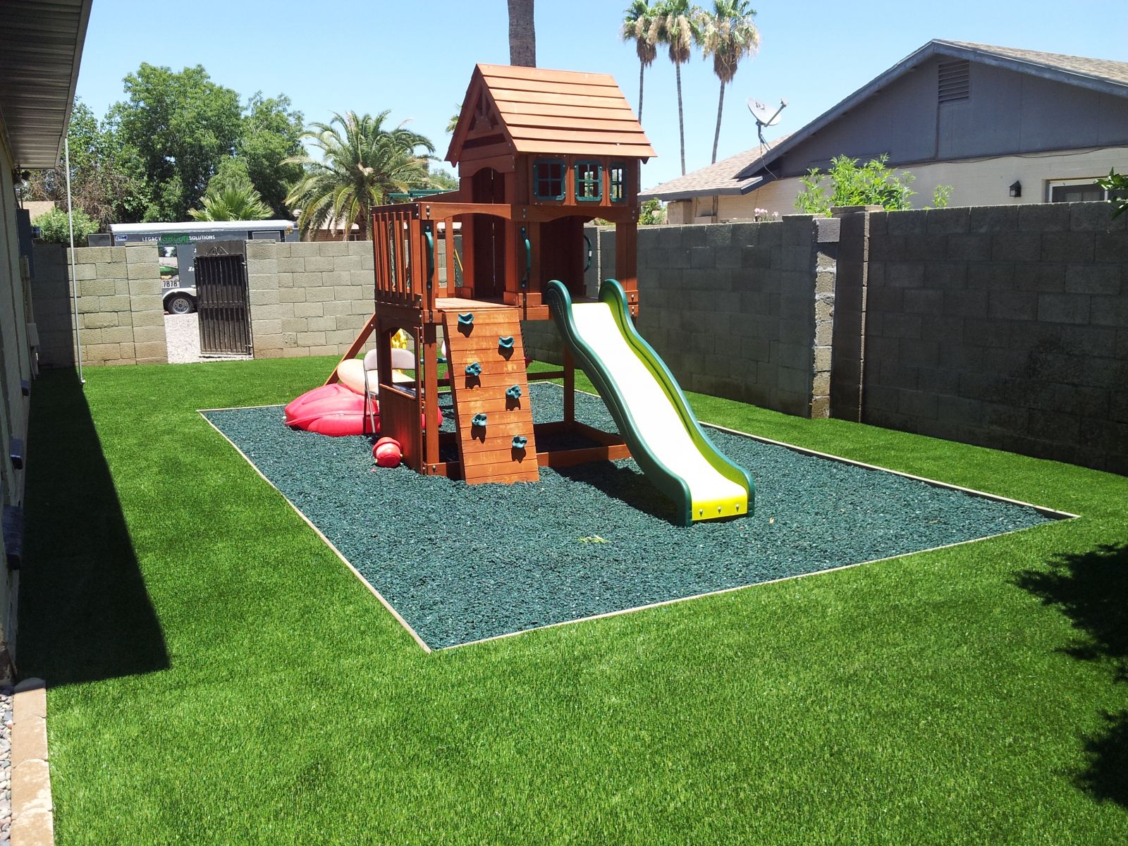 Queen Creek Fake Grass. Care For Fake Grass Installation